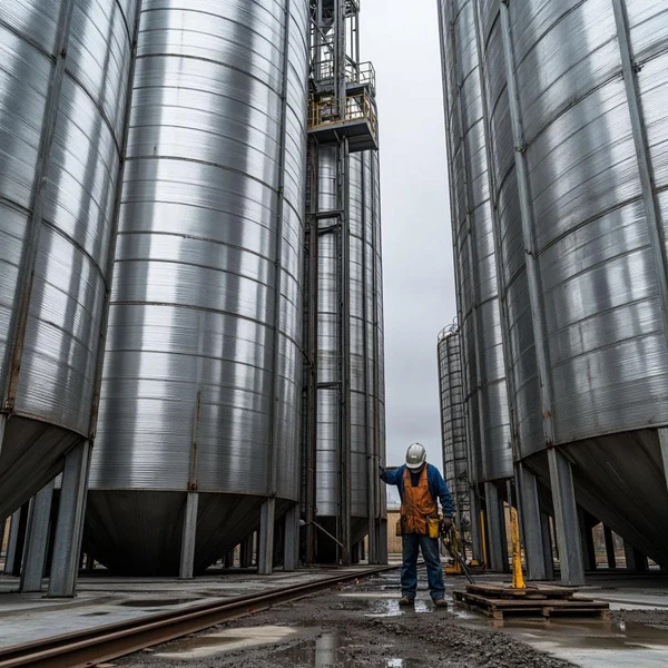 Модернизация бункерных весов.
